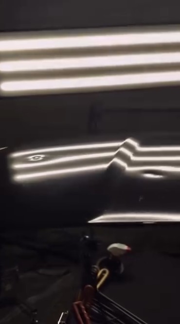 Vehicle hail damage before paintless dent repair — set 3