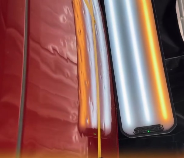 Vehicle hail damage before paintless dent repair — set 6