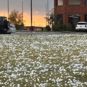 Storm approaching — hail damage repair on the way